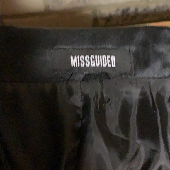 Black With Gold Buttons Mini Blazer Dress - Picture 6 of 6